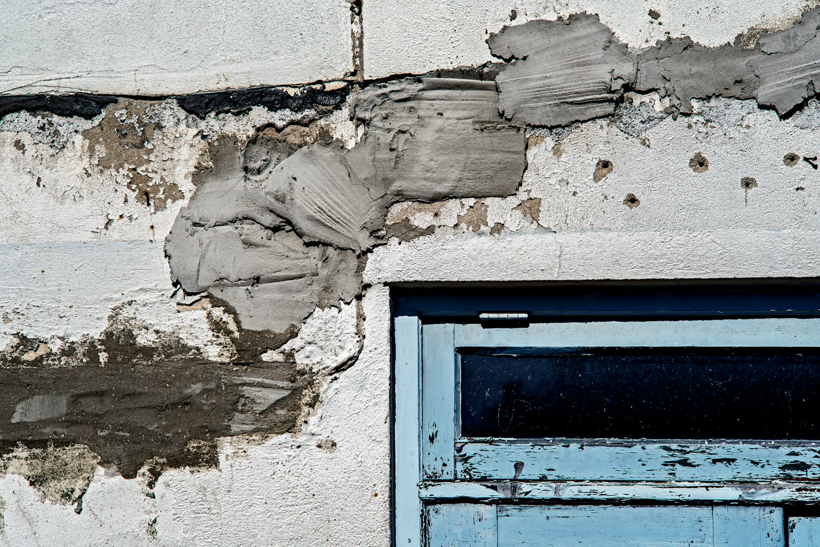 a window in a building